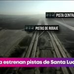 ¿Cuántas pistas va a tener el aeropuerto de Santa Lucía? 6